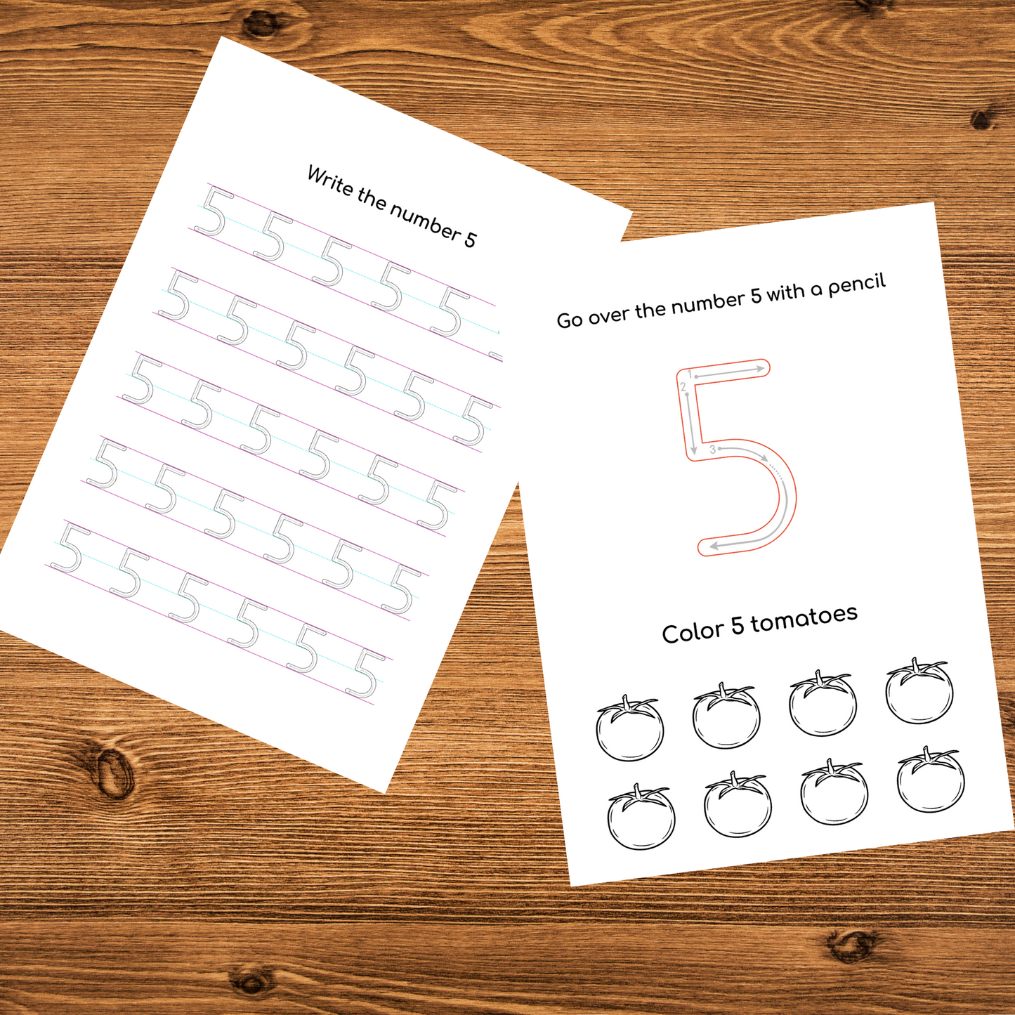Alphabet & Number Worksheets for Kids (+200 Pages PDF Download)